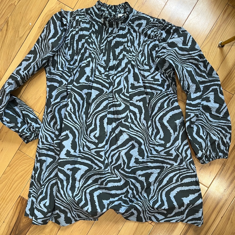 Ganni pintick dress